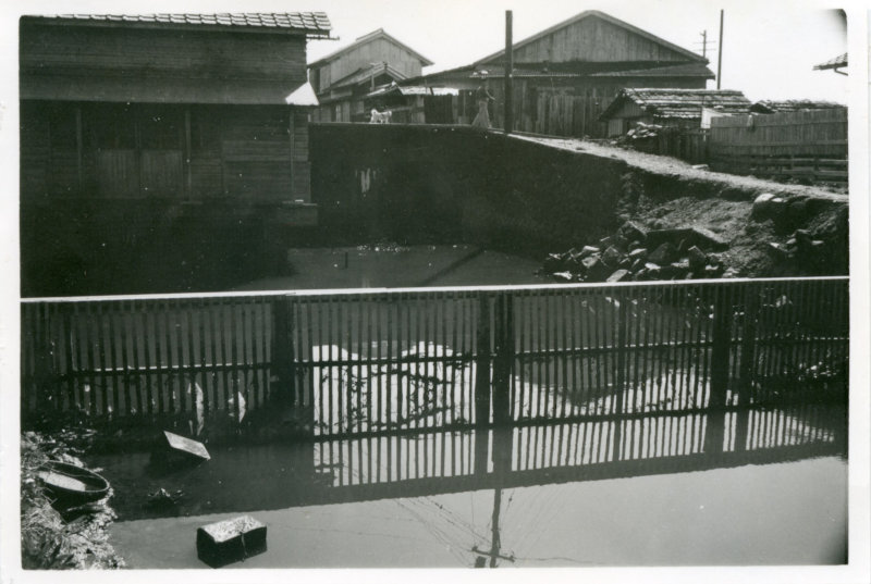 池ノ内川橋着工の写真