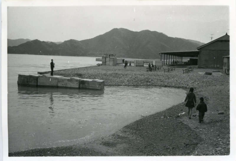 須崎魚市場東側岸壁工事の写真