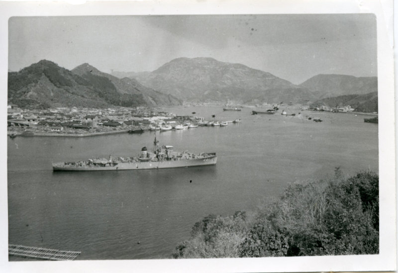 自衛艦くす・さくら入港の写真