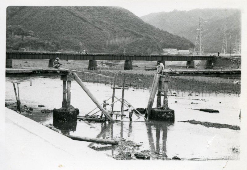 大峰橋補修工事の写真