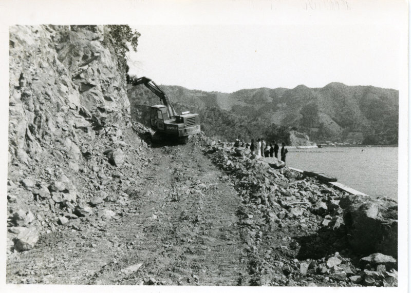 大峰串ノ浦改良工事の写真
