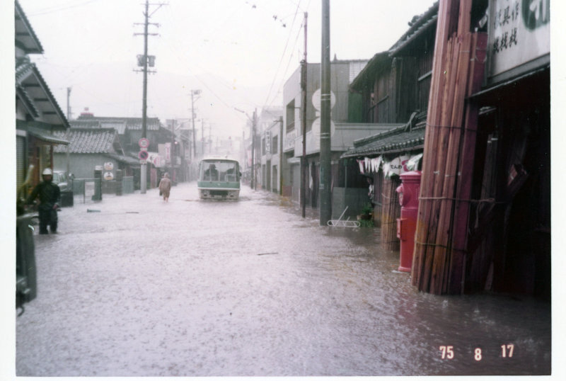 台風被害の写真