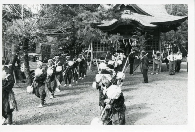 須崎八幡宮花取奉納の写真