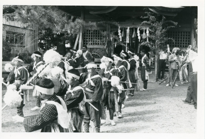須崎八幡宮花取奉納の写真