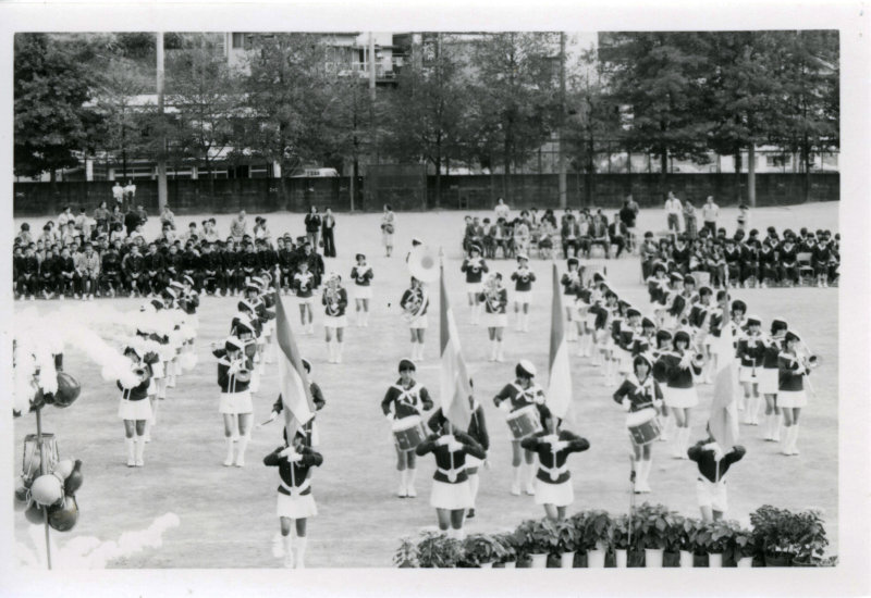 朝ヶ丘中学校花の集会の写真