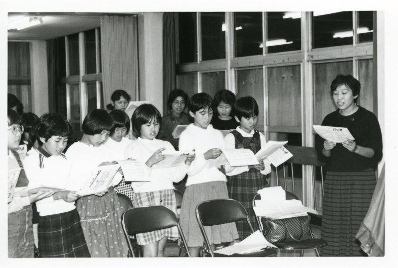 少年少女合唱団発会式の写真