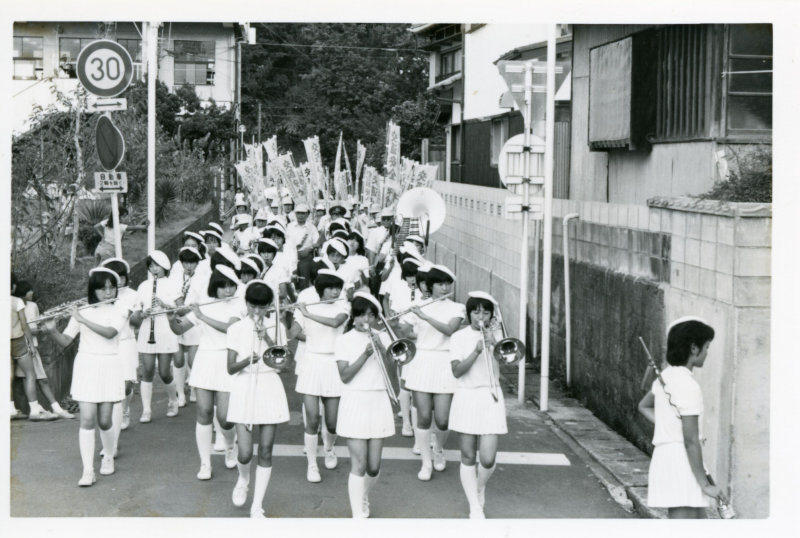 交通安全パレードの写真