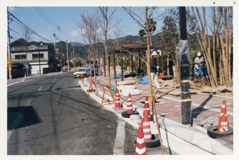 池ノ内川道路新設工事の写真
