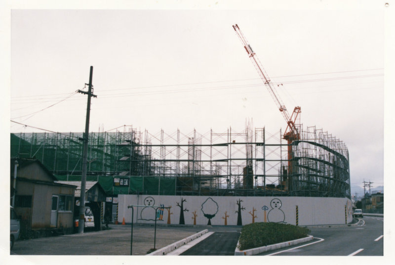 工事が進む市民文化会館の写真