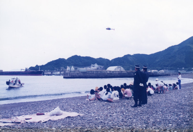 海難訓練の写真