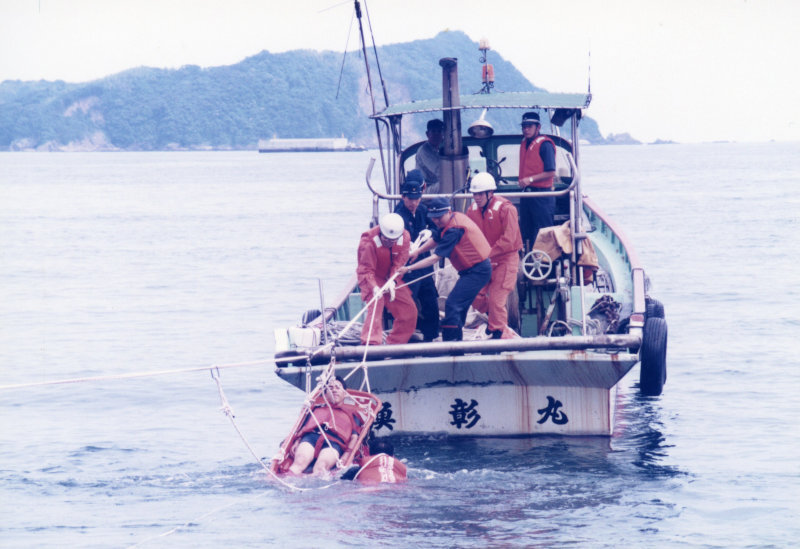 海難訓練の写真