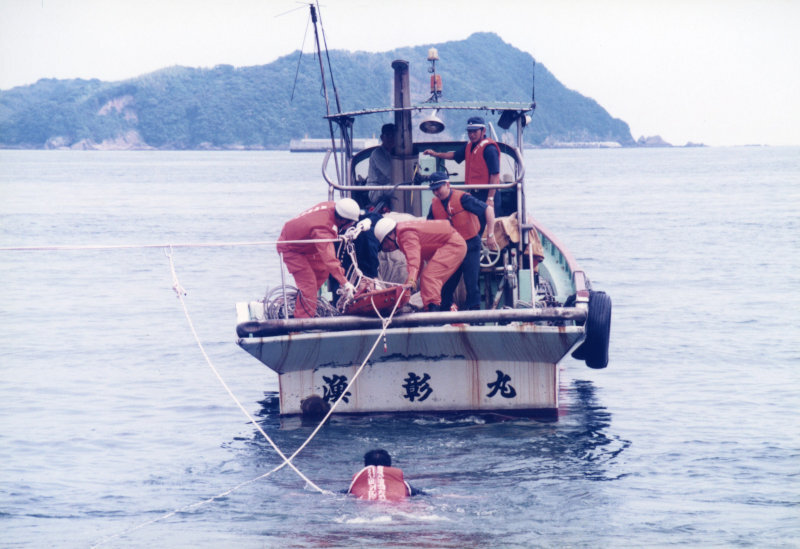 海難訓練の写真