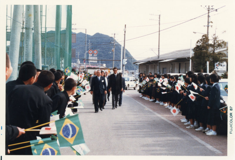 姉妹都市カスタニヤール市長来日の写真