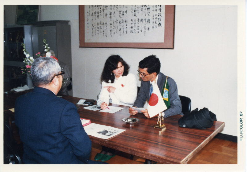 姉妹都市カスタニヤール市長来日の写真