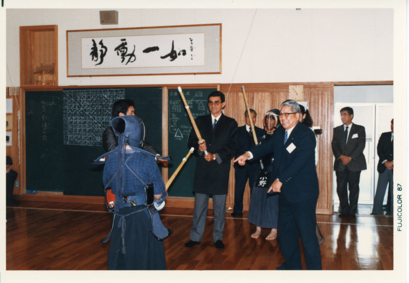 姉妹都市カスタニヤール市長来日の写真