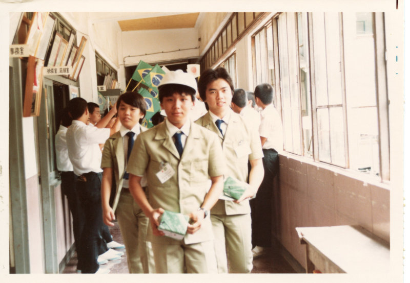 アマゾン日伯少年少女親善使節団来高の写真