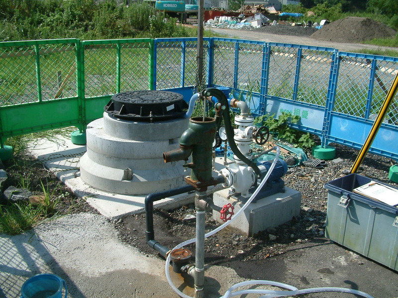 桐間温泉源泉調査業務の写真