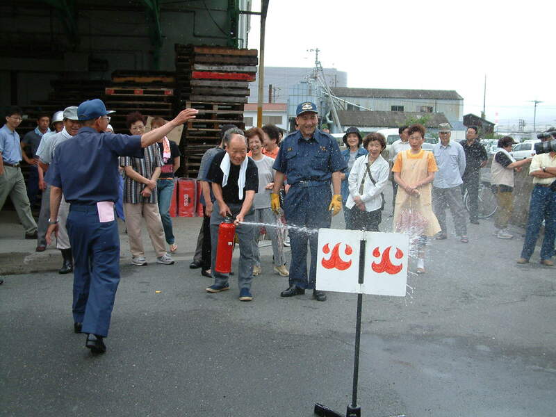新町防災訓練の写真