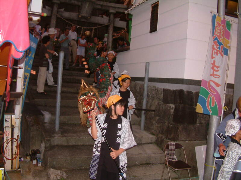 西町竜踊りの写真