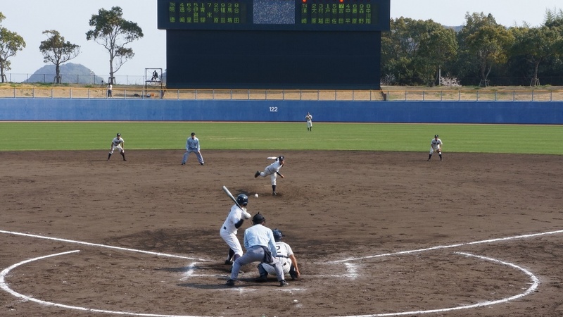 高校野球春季高知県大会決勝　明徳義塾対須崎高校の写真