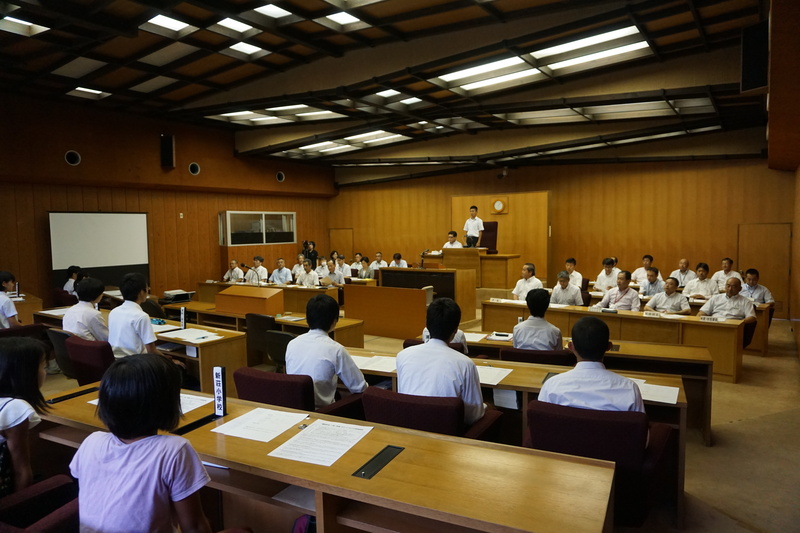 子ども議会の写真