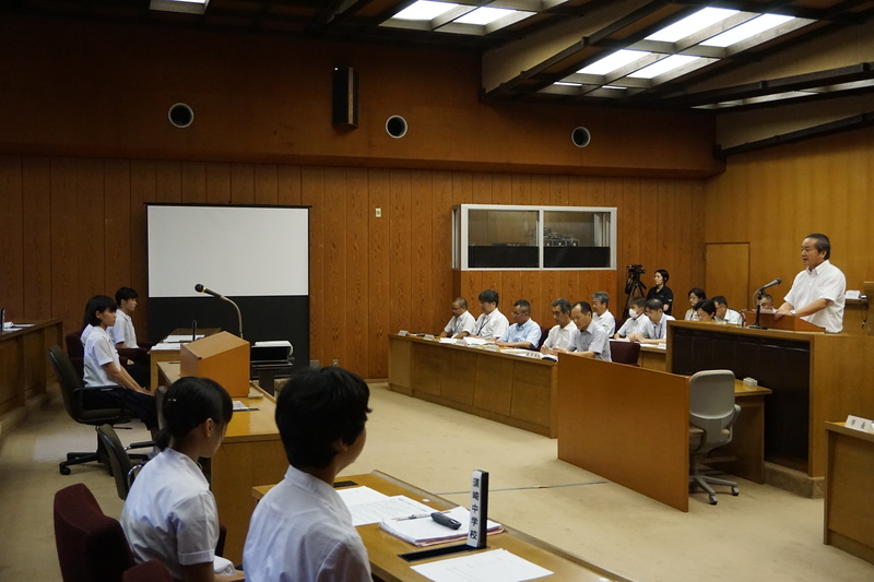 子ども議会の写真
