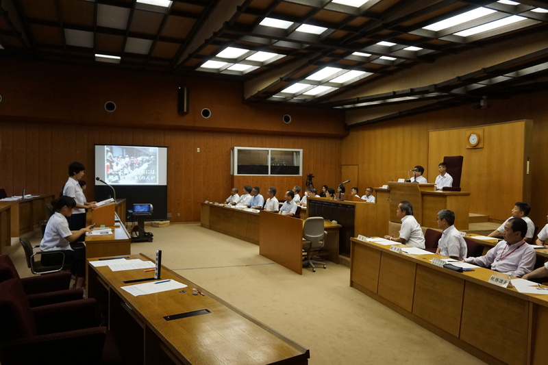 子ども議会の写真