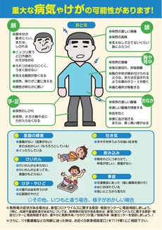 こんなときは、迷わずに１１９番してね！　成人