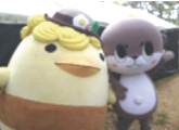 いまばりバリィさんとのツーショット写真